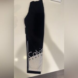 Calvin Klein Black and White Performance Leggings